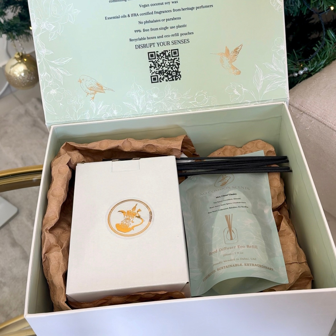 The Christmas Illustrated Reed Diffuser - 200ml