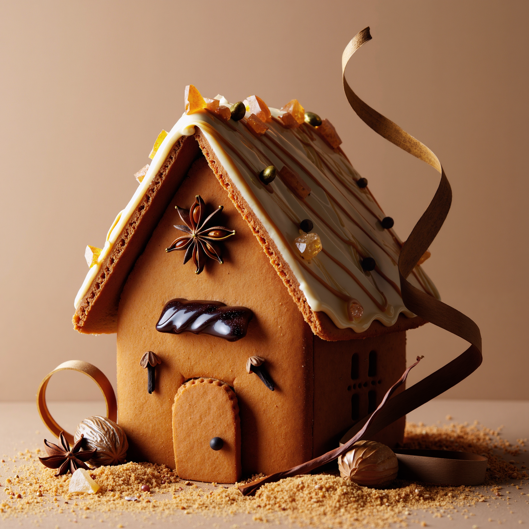 PRE ORDER The Gingerbread House, Al Bayt 7 Wick Candle, 1,300g