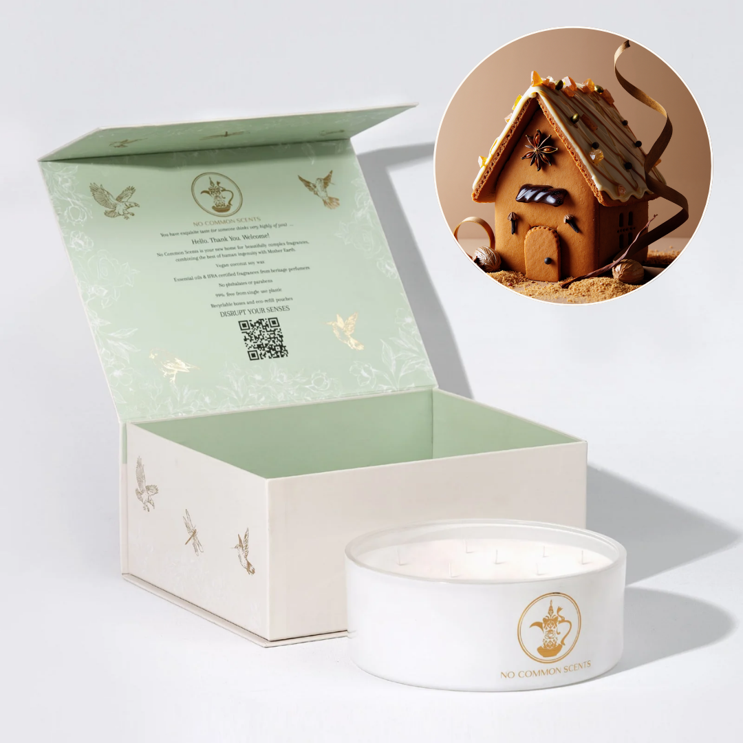 PRE ORDER The Gingerbread House, Al Bayt 7 Wick Candle, 1,300g