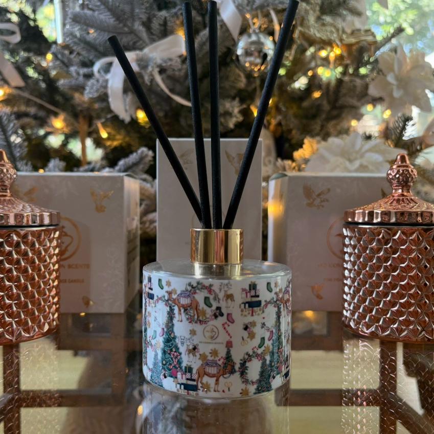 The Christmas Illustrated Reed Diffuser - 200ml